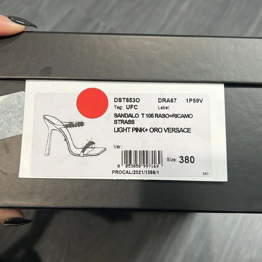 Versace Light Pink Heels